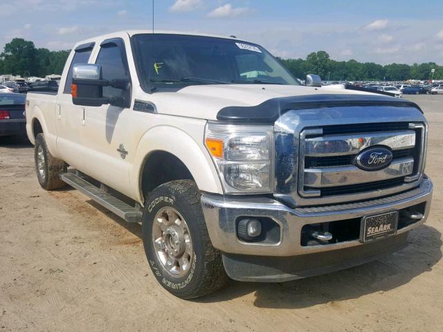 1FT7W2BT2CEC08419 - 2012 FORD F250 SUPER WHITE photo 1