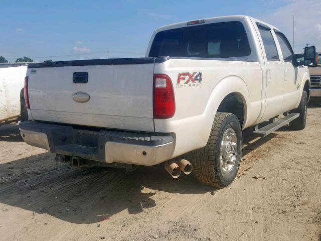 1FT7W2BT2CEC08419 - 2012 FORD F250 SUPER WHITE photo 4