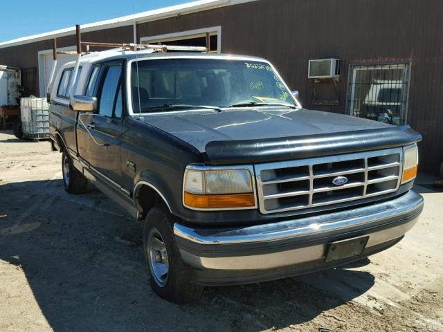 1FTEX14N0NKB56001 - 1992 FORD F150 BLACK photo 1