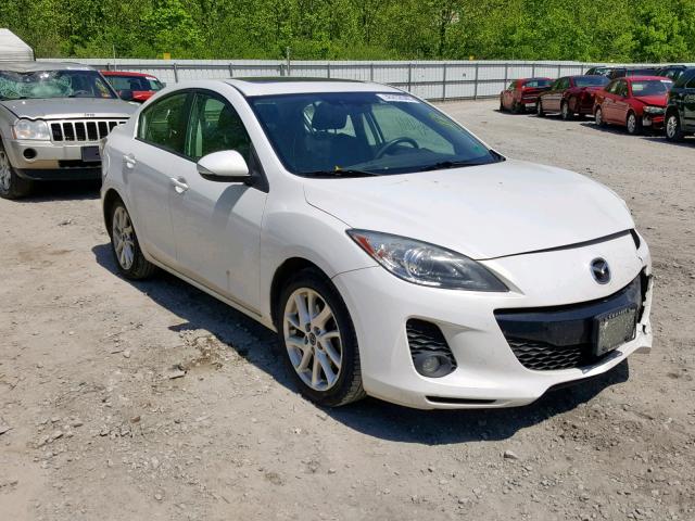 JM1BL1W59D1777012 - 2013 MAZDA 3 S WHITE photo 1