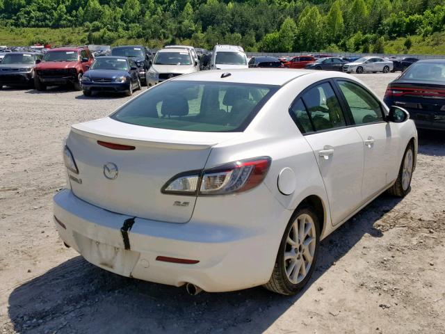 JM1BL1W59D1777012 - 2013 MAZDA 3 S WHITE photo 4