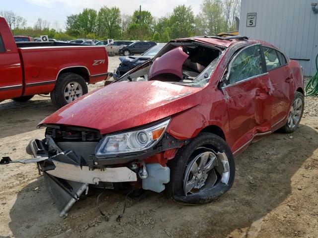 1G4GH5E37CF257421 - 2012 BUICK LACROSSE P RED photo 2