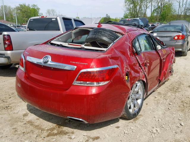 1G4GH5E37CF257421 - 2012 BUICK LACROSSE P RED photo 4