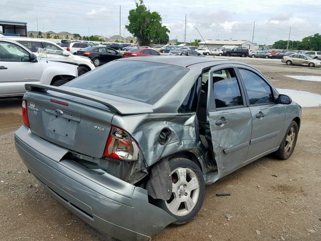 1FAHP34N96W244232 - 2006 FORD FOCUS ZX4 GREEN photo 4