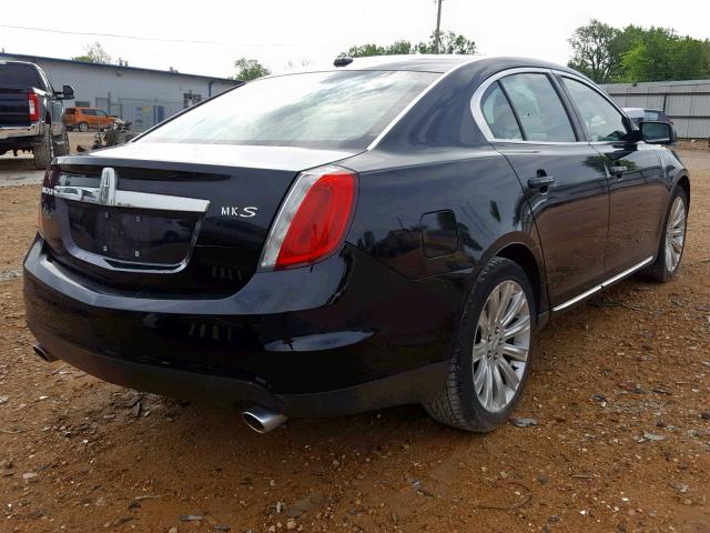 1LNHL9DR1CG803401 - 2012 LINCOLN MKS BLACK photo 4