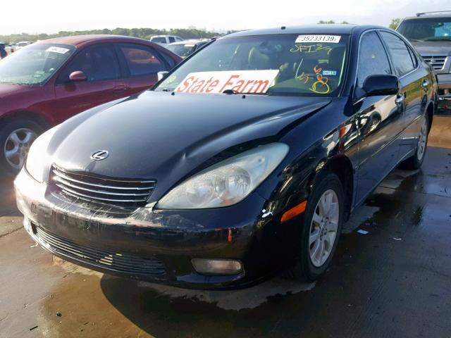 JTHBF30GX36003526 - 2003 LEXUS ES 300 BLACK photo 2