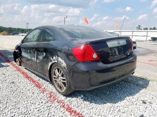 JTKDE177560076195 - 2006 TOYOTA SCION TC შავი ფოტო 3