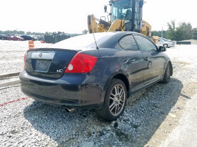 JTKDE177560076195 - 2006 TOYOTA SCION TC შავი ფოტო 4