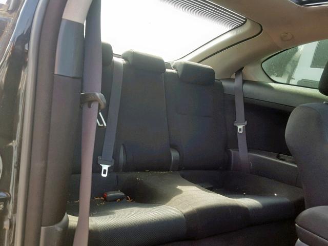 JTKDE177560076195 - 2006 TOYOTA SCION TC შავი ფოტო 6