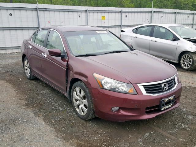 1HGCP36859A048920 - 2009 HONDA ACCORD EXL BURGUNDY photo 1