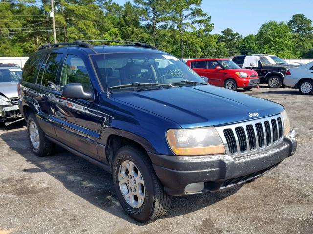 1J4G248SXYC173759 - 2000 JEEP GRAND CHER BLUE photo 1