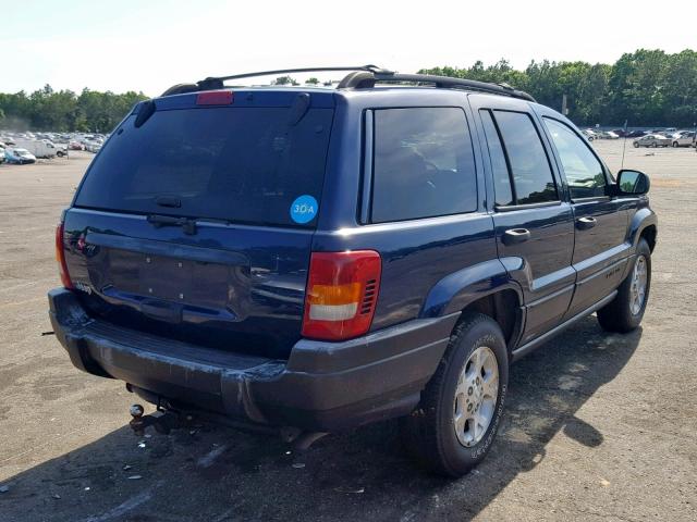 1J4G248SXYC173759 - 2000 JEEP GRAND CHER BLUE photo 4