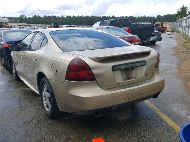 2G2WS522641202596 - 2004 PONTIAC GRAND PRIX GOLD photo 3