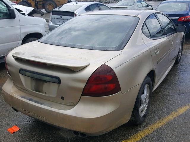2G2WS522641202596 - 2004 PONTIAC GRAND PRIX GOLD photo 4