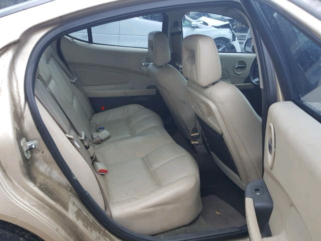 2G2WS522641202596 - 2004 PONTIAC GRAND PRIX GOLD photo 6