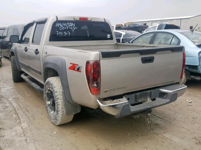 1GCDS136268210207 - 2006 CHEVROLET COLORADO GRAY photo 3