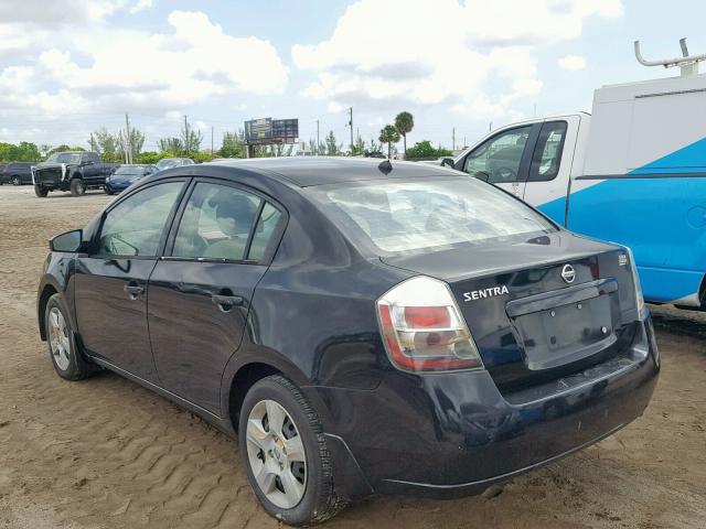 3N1AB61E29L619939 - 2009 NISSAN SENTRA 2.0 BLACK photo 3