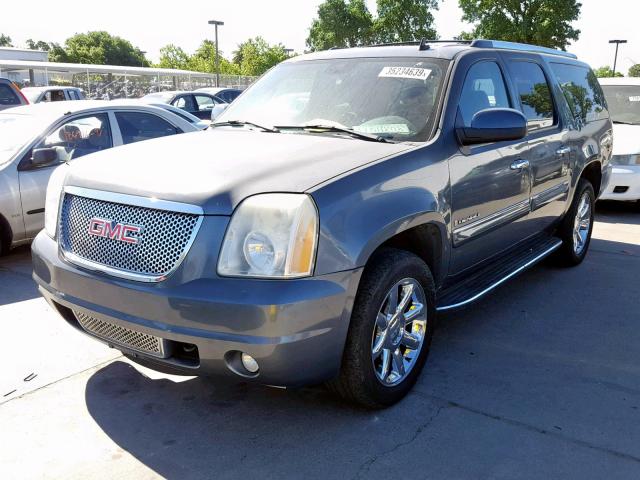 1GKFK66858J166951 - 2008 GMC YUKON XL D GREEN photo 2