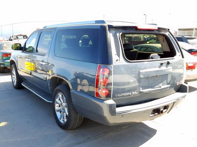 1GKFK66858J166951 - 2008 GMC YUKON XL D GREEN photo 3