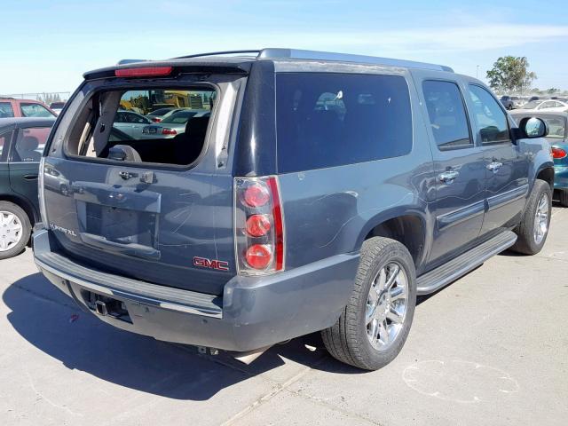 1GKFK66858J166951 - 2008 GMC YUKON XL D GREEN photo 4