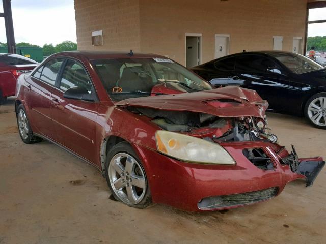 1G2ZH57N284129462 - 2008 PONTIAC G6 GT MAROON photo 1