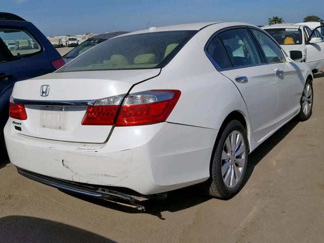 1HGCR2F88EA023198 - 2014 HONDA ACCORD EXL WHITE photo 4