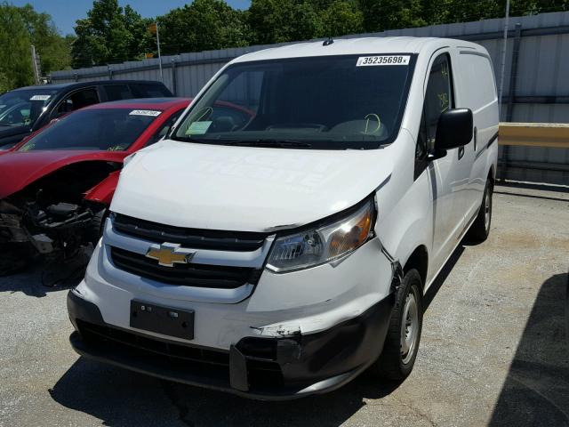 3N63M0ZN7FK715775 - 2015 CHEVROLET CITY EXPRE WHITE photo 2