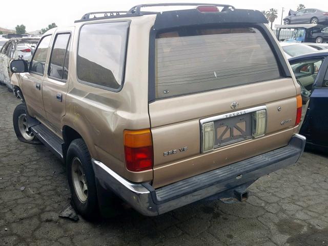 JT3VN29V5R0037726 - 1994 TOYOTA 4RUNNER VN BEIGE photo 3