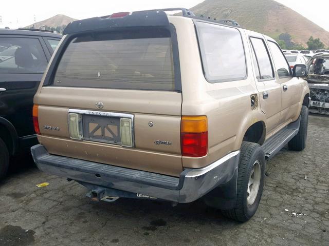 JT3VN29V5R0037726 - 1994 TOYOTA 4RUNNER VN BEIGE photo 4