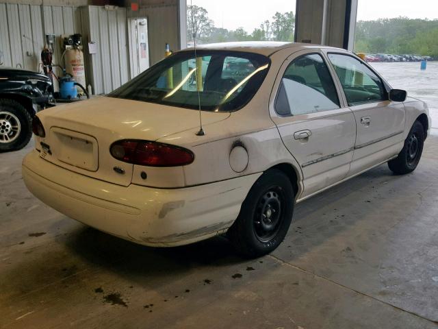 1FALP6534TK101412 - 1996 FORD CONTOUR GL WHITE photo 4