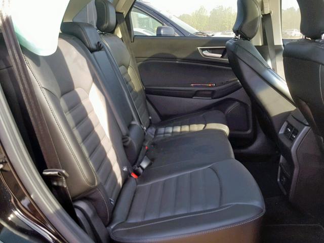 2FMPK3J86JBB78215 - 2018 FORD EDGE SEL BLACK photo 6