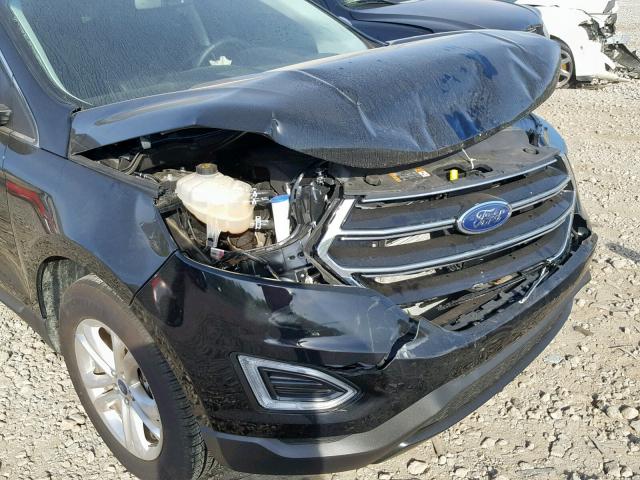 2FMPK3J86JBB78215 - 2018 FORD EDGE SEL BLACK photo 9