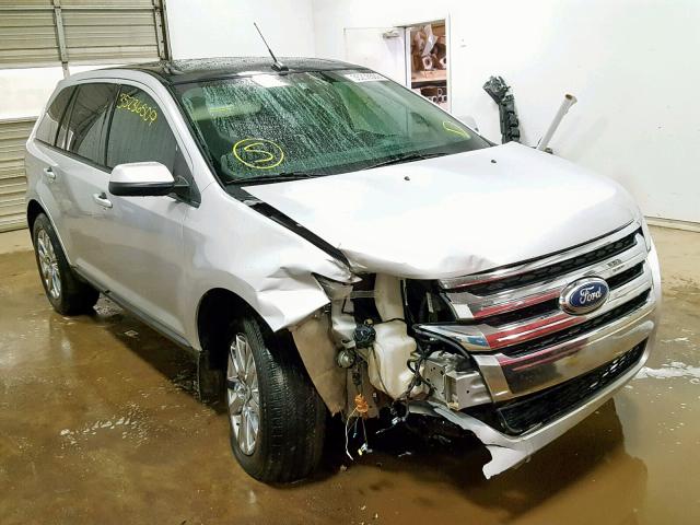 2FMDK3JC0DBC61523 - 2013 FORD EDGE SEL SILVER photo 1