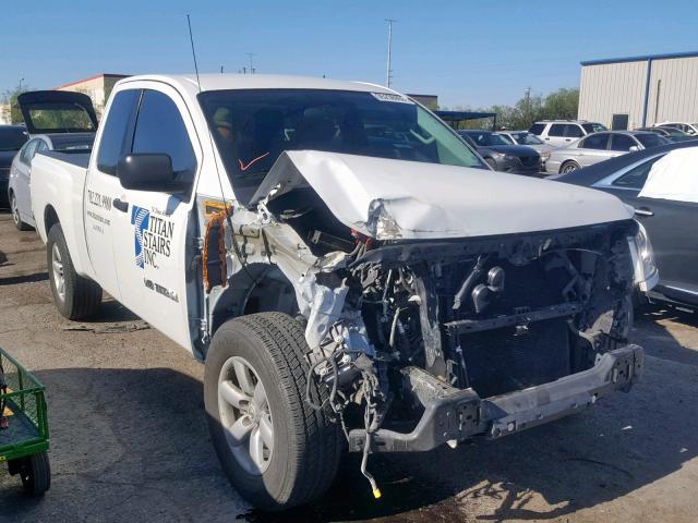 1N6AA0CH7FN509076 - 2015 NISSAN TITAN S WHITE photo 1