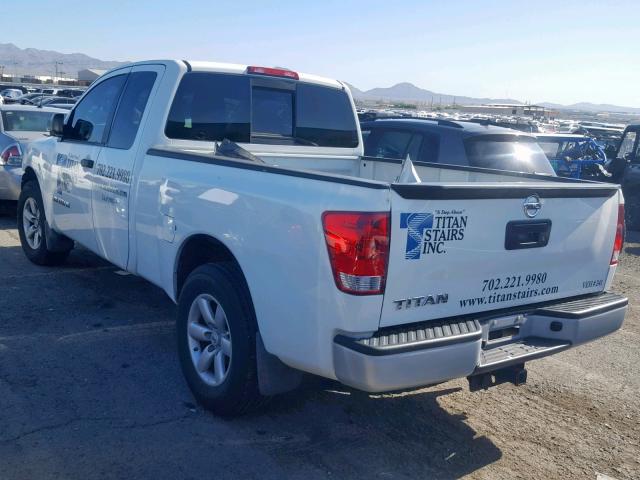 1N6AA0CH7FN509076 - 2015 NISSAN TITAN S WHITE photo 3