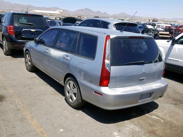 JA3AD29F04U054326 - 2004 MITSUBISHI LANCER LS SILVER photo 3