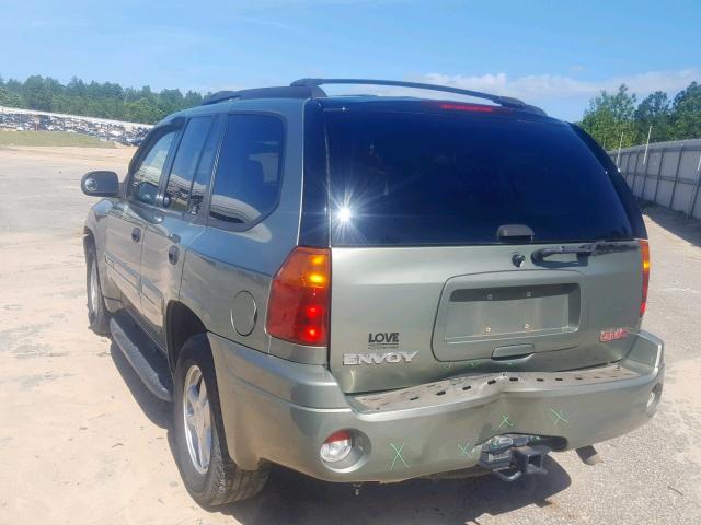 1GKDS13SX42187065 - 2004 GMC ENVOY GREEN photo 3