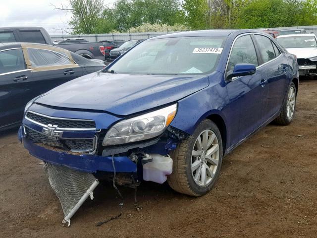 1G11E5SA0DU134510 - 2013 CHEVROLET MALIBU 2LT BLUE photo 2