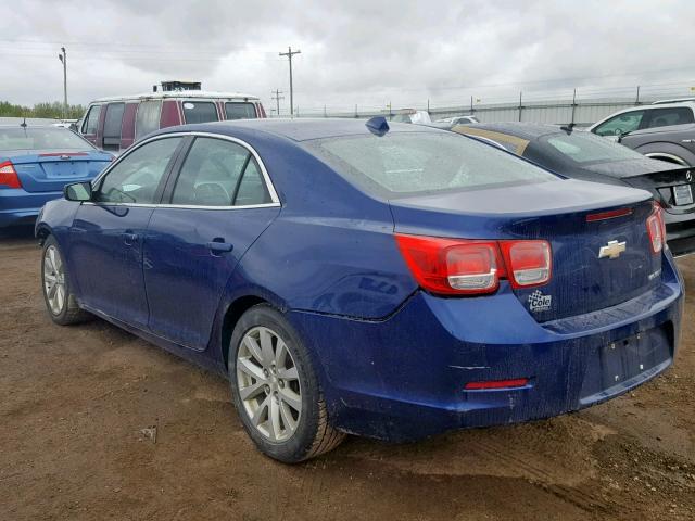 1G11E5SA0DU134510 - 2013 CHEVROLET MALIBU 2LT BLUE photo 3