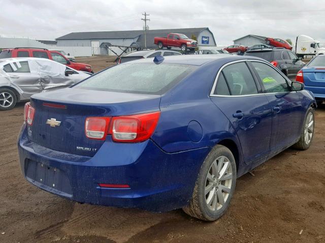 1G11E5SA0DU134510 - 2013 CHEVROLET MALIBU 2LT BLUE photo 4