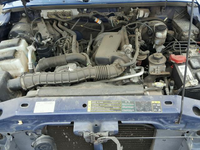 1FTYR10UX8PA09230 - 2008 FORD RANGER BLUE photo 7