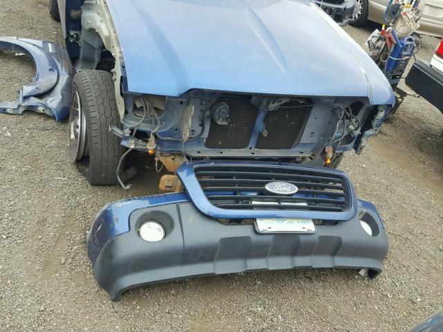 1FTYR10UX8PA09230 - 2008 FORD RANGER BLUE photo 9