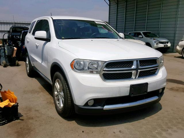 1C4RDHAG9DC685402 - 2013 DODGE DURANGO SX WHITE photo 1