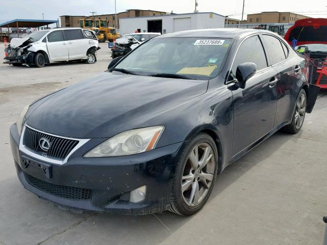 JTHBK262495090033 - 2009 LEXUS IS 250 BLACK photo 2