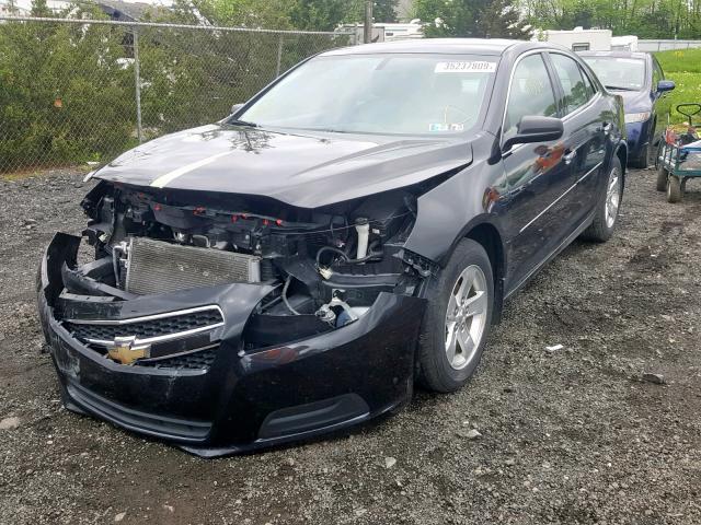 1G11B5SA2DF242138 - 2013 CHEVROLET MALIBU LS BLACK photo 2