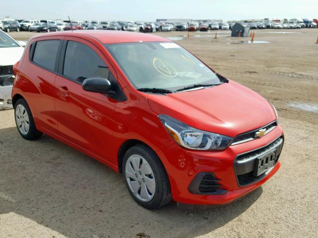 KL8CB6SA4HC825655 - 2017 CHEVROLET SPARK LS RED photo 1