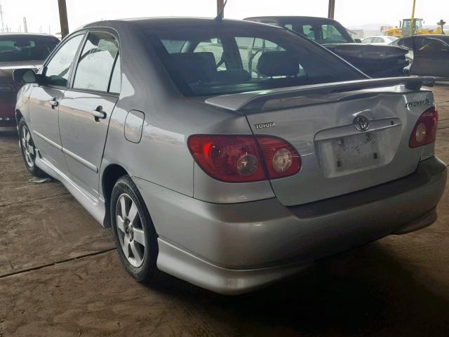 1NXBR32E17Z897742 - 2007 TOYOTA COROLLA CE SILVER photo 3