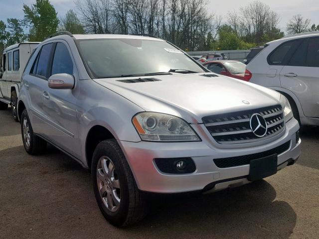 4JGBB86E66A005061 - 2006 MERCEDES-BENZ ML 350 SILVER photo 1