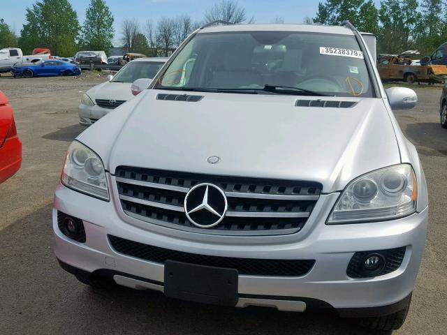 4JGBB86E66A005061 - 2006 MERCEDES-BENZ ML 350 SILVER photo 9