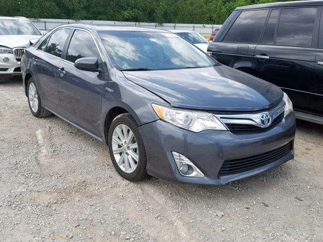 4T1BD1FK4CU056236 - 2012 TOYOTA CAMRY HYBR GRAY photo 1